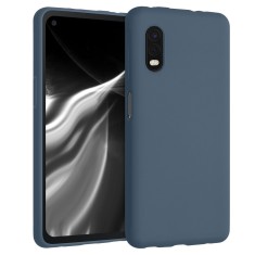 Husa pentru Samsung Galaxy Xcover Pro, Silicon, Albastru, 53154.202 foto
