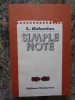 Simple Note - L. Kalustian, Minerva, George Calinescu