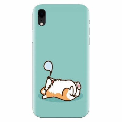 Husa silicon pentru Apple Iphone XR, Cute Corgi foto