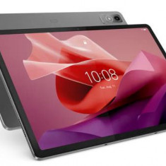 Tableta Lenovo Tab P12, Procesor MediaTek Dimensity 7050 Octa-Core, Ecran LTPS Multi-touch 3K 12.7inch, 8GB RAM, 128GB, 8MP+13MP, Wi-Fi, Bluetooth, An
