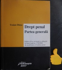 Drept penal partea generala Traian Dima 2007 Ed Hamangiu
