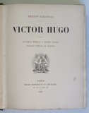 VICTOR HUGO , DRAME , LUCRECE BORGIA , MARIE TUDOR , ANGRELO , TYRAN DE PADOUE , EDITION NATIONALE , TOME III , 1887 *NUMEROTAT 854