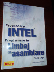 Lungu Procesoare Intel Programare in limbaj de asamblare Teora foto