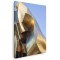 Tablou Muzeul Guggenheim, detaliu, Bilbao, Spain, gri 1370 Tablou canvas pe panza CU RAMA 40x60 cm