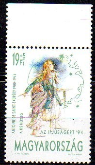 UNGARIA 1994, Arta, Ilustrație din &amp;bdquo;Micul Prinț&amp;rdquo;, MNH, serie neuzata foto