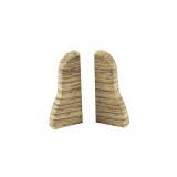 Terminatie pentru plinta, stanga / dreapta, VKP 53.23, PVC, stejar bora, 53 x 15 mm, 4 buc / set