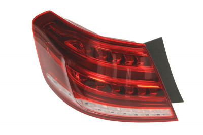 Stop spate lampa Mercedes Clasa E (W212) 02.2013-2016 model Sedan, cu suport bec, cu LED, carcasa rosie, exterior, 2129060557; 2129068702; A212906055 foto
