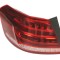 Stop spate lampa Mercedes Clasa E (W212) 02.2013-2016 model Sedan, cu suport bec, cu LED, carcasa rosie, exterior, 2129060557; 2129068702; A212906055