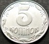 Moneda 5 COPEICI - UCRAINA, anul 1992 * cod 876 A = circulata, Europa