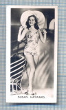 17 MINIFOTO, RECLAMA SEXY DIN PACHET DE TIGARI INTERBELIC - SUSAN HAYWARD