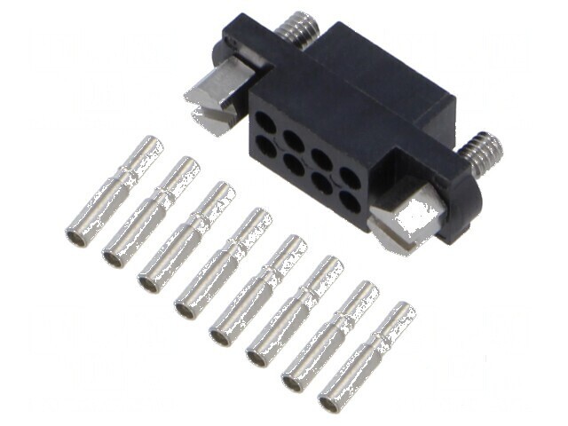 Conector cablu-cablu/PCB mufă mamă 8 PIN Datamate J-Tek 800V