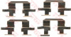 Set accesorii, placute frana SUBARU LEGACY IV Combi (BL, BP, B13) (2003 - 2016) TRW PFK560