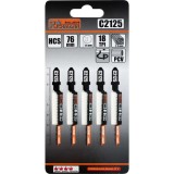 Cumpara ieftin Panza, lama, fierastrau pendular, pentru lemn, HCS, prindere tip T, taiere curbata, 18 TPI, set 5 buc, 76 mm, Richmann Exclusive