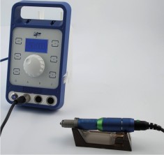 Set ENESKAmicro 600 2.20, incl. motor COMPACT JEM 50C cu mandrină cu eliberare rapidă și pensetă de 3 mm, cablu motor