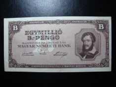 UNGARIA 1.000.000 B-PENGO BILIOANE foto
