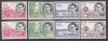 DB1 Congo Belgian 1955 Bauduin Peisaje 8 v. MNH, Nestampilat