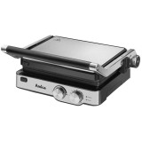 Gratar electric Amica GK 4011, 2000 W, placi detasabile, reglare manuala, Inox