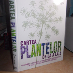 CARTEA PLANTELOR DE LA A LA Z : GRADINARIT , RETETE CULINARE , NATURISTA , 2010