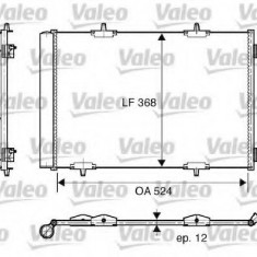 Condensator / Radiator aer conditionat CITROEN DS3 Cabriolet (2013 - 2015) VALEO 818015