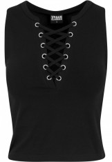 Ladies Lace Up Cropped Top foto