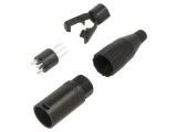 Metal Plug Straight Cord 5 Pin