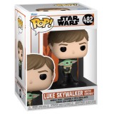 Figurina Funko POP! Star Wars - Luke Skywalker, with Grogu 482