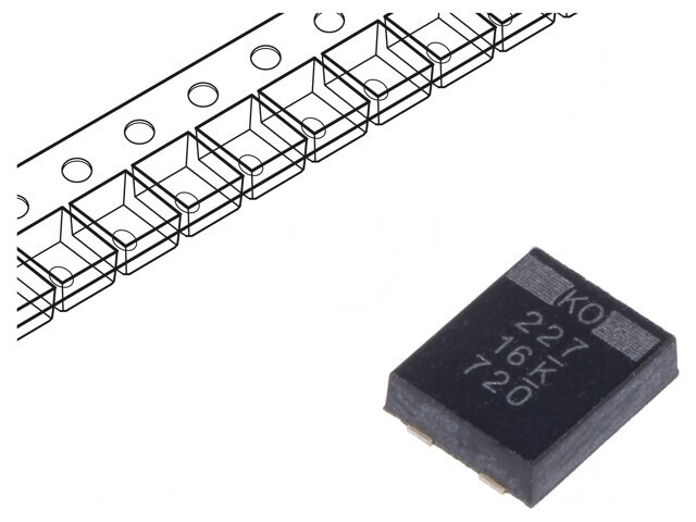 Condensator Tantal Polimer 220uF 16V SMD