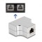RJ45 SPLITTER / T-ADAPTER 1 X RJ45 BUCHSE ZU 2 X RJ45 BUCHSE CAT.5E STP 87860 DELOCK