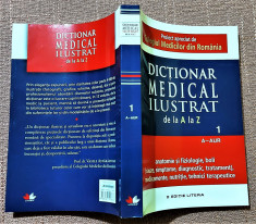 Dictionar Medical Ilustrat de la A la Z Volumul 1, A-AUR - Editura Litera, 2015 foto
