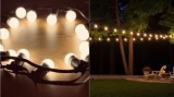 Ghirlanda Luminoasa cu Bec Led Opac 3W/Bec Led, 3 dulii E 27/ml, lumina calda, 15m lungime.