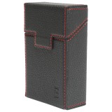 Husa neagra din piele pentru pachet de tigari P22 Breckner Germany