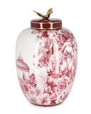 Vaza flori portelan multicolor Zhen 23x32 cm