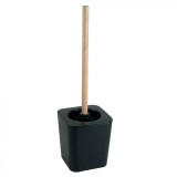 Perie pentru WC , Negru, Plastic, 38 cm, Oem