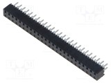 Conector şiruri pini mamă 50 PIN 2mm aurit THT SAMTEC