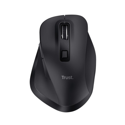 Mouse trust fyda ergonomic reincarcabil wireless rf 2.4ghz usb2.0 6 butoane rezolutie 2400 dpi negru foto