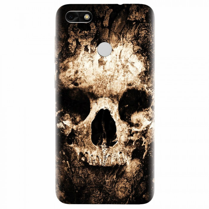 Husa silicon pentru Huawei Y6 Pro 2017, Zombie Skull