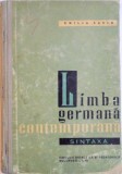 LIMBA GERMANA CONTEMPORANA, SINTAXA de EMILIA SAVIN, 1965 , * PREZINTA SUBLINIERI CU CREIONUL COLORAT