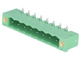 Regletă de conexiuni deconectabilă 5,08mm, 8 socluri tată