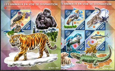 NIGER 2015, Fauna, serie neuzata, MNH foto