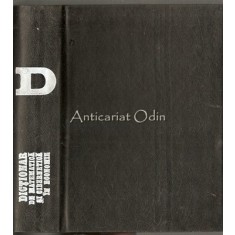 Dictionar De Matematica Si Cibernetica In Economie - N. P. Fedorenko