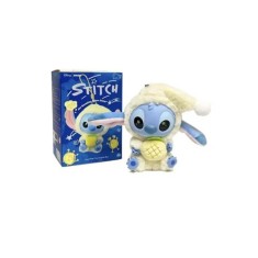 Figurina LaBubu Stitch de plus, moale si pufos, galben, 20cm