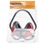 Set ochelari de protectie si casti antifonice Top Strong pentru lucru