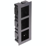 Rama montaj ingropat, 3 module, pentru Interfon modular - HIKVISION SafetyGuard Surveillance