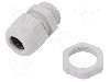 Presetupa poliamida, PG13,5, IP68, V-TEC PG, OBO BETTERMANN - V-TEC PG13,5+LGR