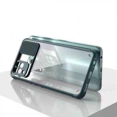 Husa Shockproof Window Apple Iphone 12 Pro (6.1) Green foto