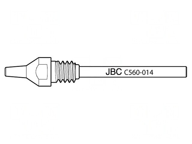 V&acirc;rf pentru Ciocane de Dezlipit 0,8x2,5mm