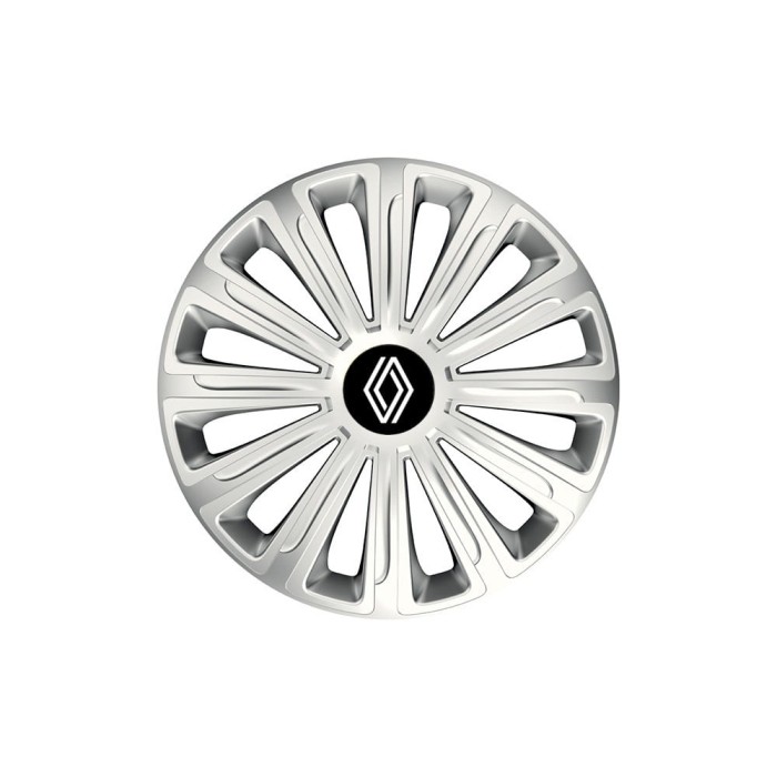 Set 4 Capace Roti pentru Renault Nou, model Trend Gray, R15, RENAULT