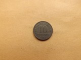 Germania 10 Pfennig 1917 (Moneda cu tiraj redus)