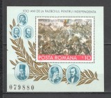 Romania.1977 100 ani Independenta:Pictura-Bl.dant. XR.781