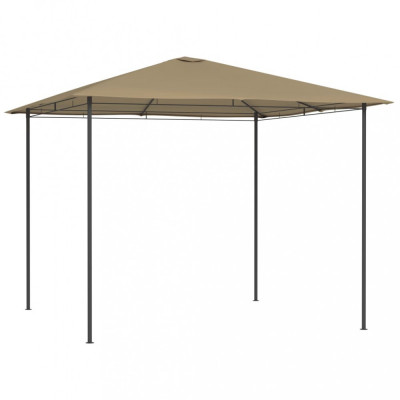 vidaXL Pavilion, gri taupe, 3x3x2,6 m, 160 g/m&amp;sup2; 313609 foto